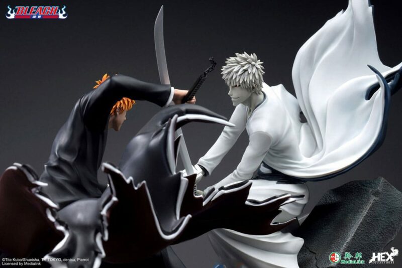 Bleach Elite Dynamic Statue 1/6 Ichigo Kurosaki vs Hollow Ichigo 56 cm - immagine 4