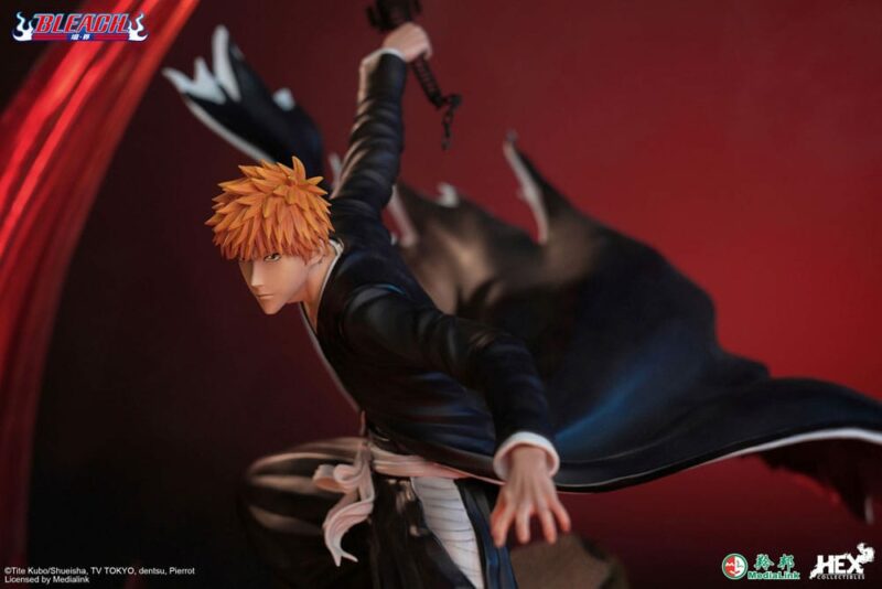 Bleach Elite Dynamic Statue 1/6 Ichigo Kurosaki 51 cm - immagine 5