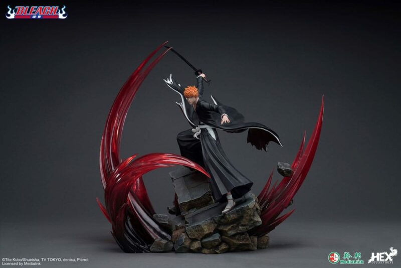 Bleach Elite Dynamic Statue 1/6 Ichigo Kurosaki 51 cm - immagine 2