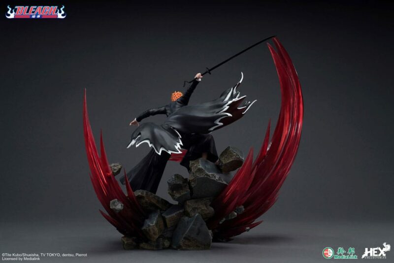 Bleach Elite Dynamic Statue 1/6 Ichigo Kurosaki 51 cm - immagine 3