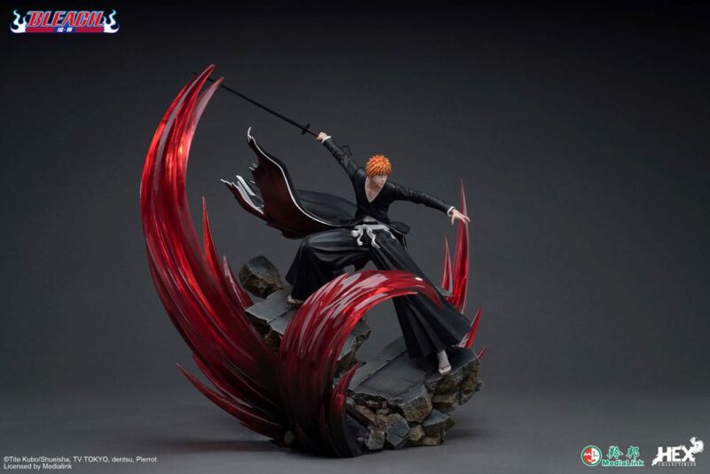 Bleach Elite Dynamic Statue 1/6 Ichigo Kurosaki 51 cm - immagine 4