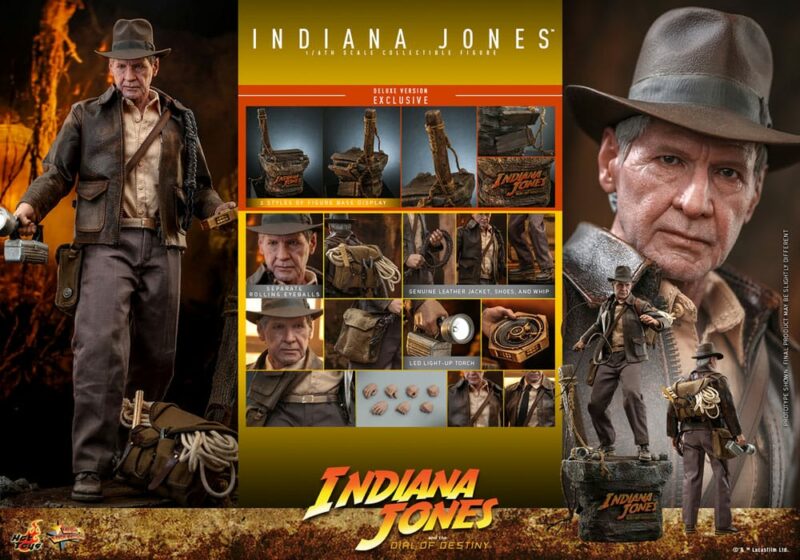 Indiana Jones Movie Masterpiece Action Figure 1/6 Indiana Jones (Deluxe Version) 30 cm - immagine 6