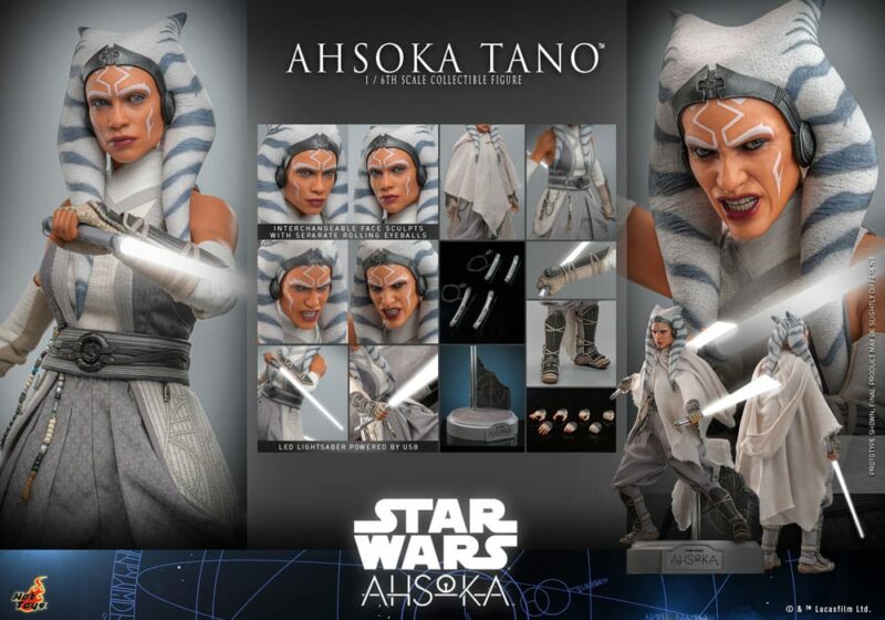 Star Wars: Ahsoka Action Figure 1/6 Ahsoka Tano 28 cm - immagine 7