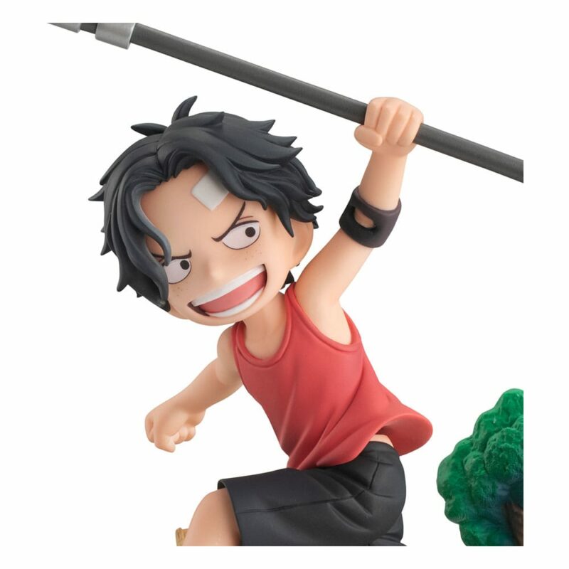 One Piece G.E.M. Series PVC Statue Portgas D. Ace Run! Run! Run! 13 cm - immagine 4