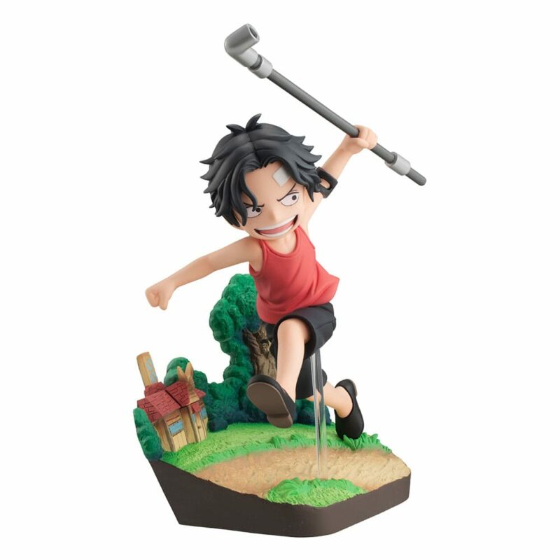 One Piece G.E.M. Series PVC Statue Portgas D. Ace Run! Run! Run! 13 cm - immagine 3
