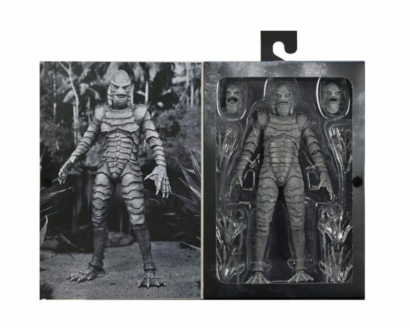 Universal Monsters Action Figure Ultimate Creature from the Black Lagoon (B&W) 18 cm - immagine 3