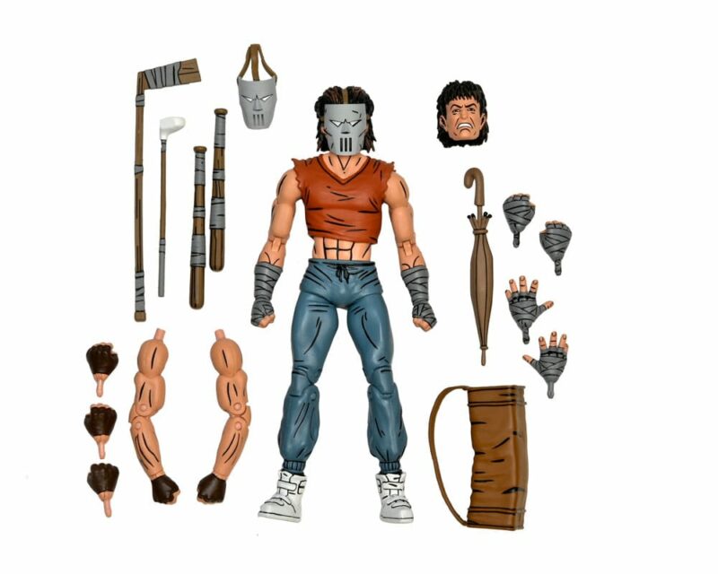 Teenage Mutant Ninja Turtles (Mirage Comics) Action Figure Casey Jones in Red shirt 18 cm - immagine 3