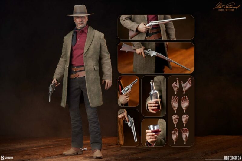 Unforgiven Clint Eastwood Legacy Collection Action Figure 1/6 William Munny 32 cm - immagine 6