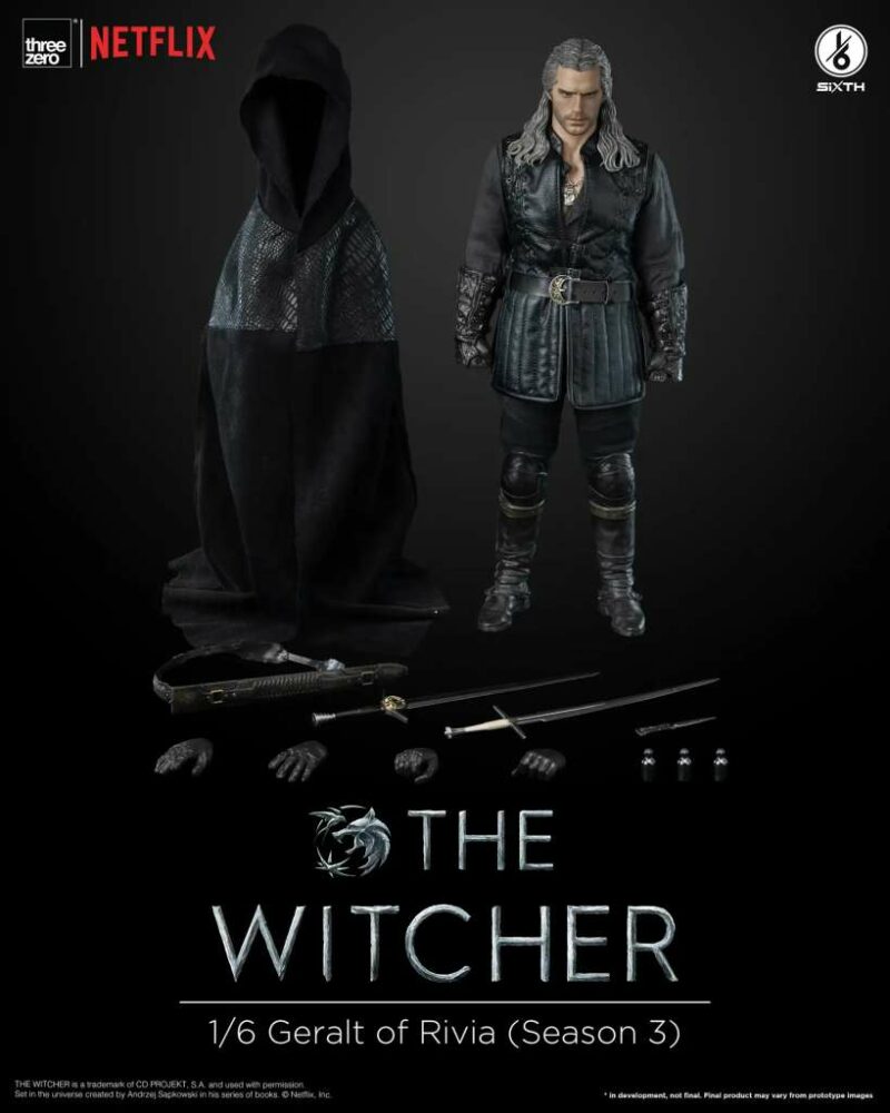 The Witcher Season 3 Action Figure 1/6 Geralt of Rivia 31 cm - immagine 6