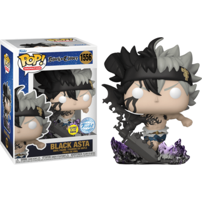 Black Clover POP! Animation Vinyl Figure Black Asta Glow in the Dark 9 cm