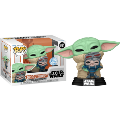 Star Wars: The Mandalorian POP! Vinyl Figure Grogu with Anzellan Droidsmith Limited 9 cm