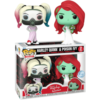 Harley Quinn Animated Series POP! Heroes 2-pack Vinyl Figures Harley Quinn & Poison Ivy Limited 9 cm