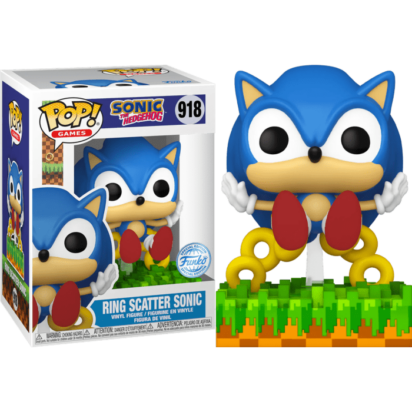 Sonic the Hedgehog POP! Games Vinyl Figure Ring Scatter Sonic Limited 9 cm