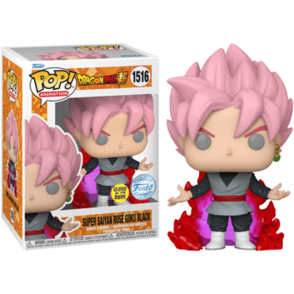 Dragon Ball Super POP! Animation Vinyl Figure Super Saiyan Rose Goku Black Glow in the Dark Limited 9 cm