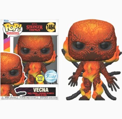 Stranger Things POP! Town Vinyl Figure Vecna on Fire Glow in the Dark Limited 9 cm