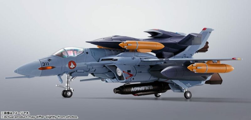 Macross Zero Hi-Metal R Action Figure VF-0A Phoenix (Shin Kudo Use) & QF-2200D-B Ghost 30 cm - immagine 5