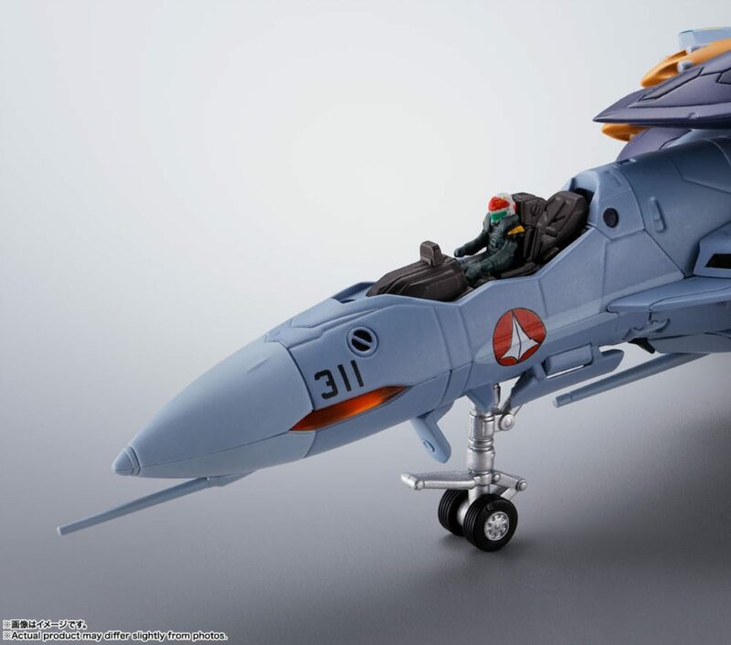 Macross Zero Hi-Metal R Action Figure VF-0A Phoenix (Shin Kudo Use) & QF-2200D-B Ghost 30 cm - immagine 6