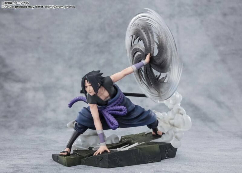 Naruto Shippuden FiguartsZERO Extra Battle PVC Statue Sasuke Uchiha -The Light & Dark of the Mangekyo Sharingan- 20 cm - immagine 3