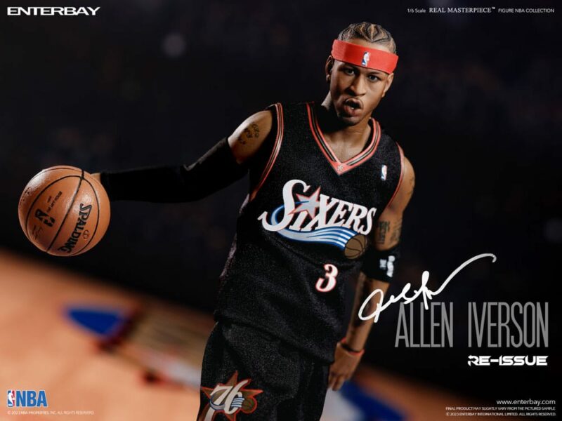 NBA Collection Real Masterpiece Actionfigur 1/6 Allen Iverson Limited Retro Edition 30 cm - immagine 2