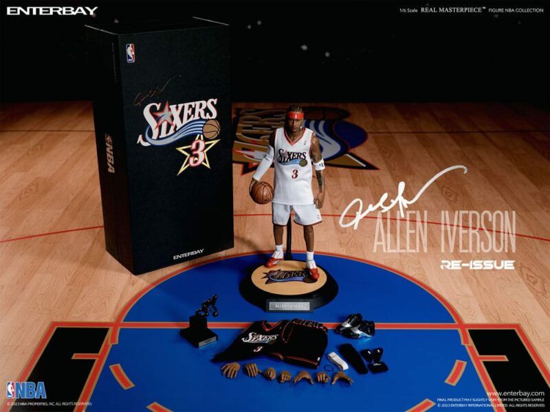 NBA Collection Real Masterpiece Actionfigur 1/6 Allen Iverson Limited Retro Edition 30 cm - immagine 5