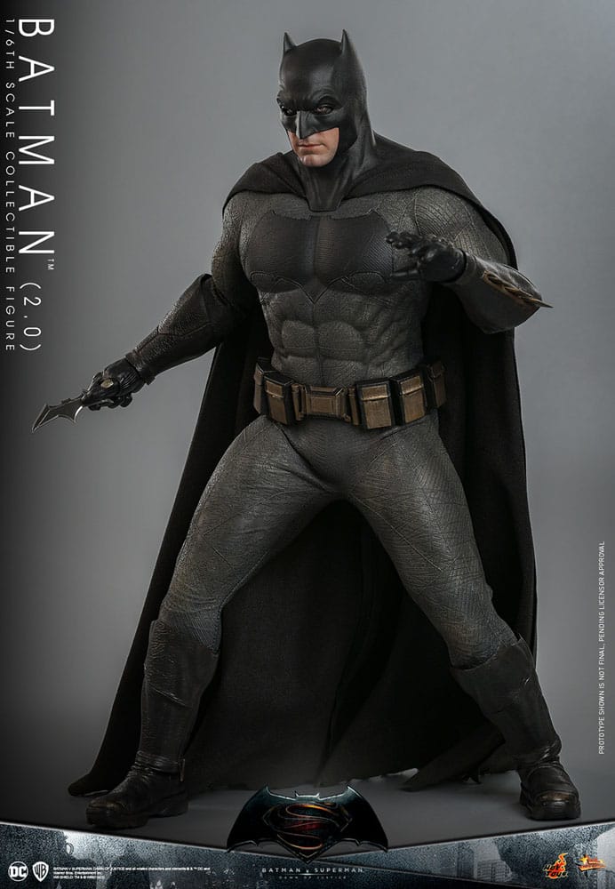 Batman v Superman: Dawn of Justice Movie Masterpiece Action Figure 1/6 Batman 2.0 32 cm - immagine 2