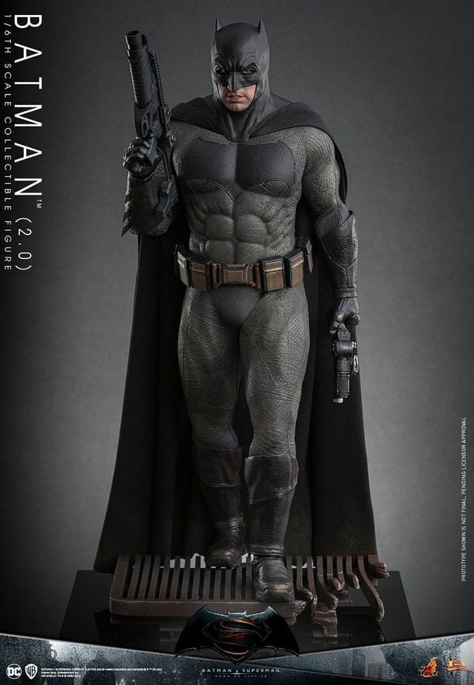 Batman v Superman: Dawn of Justice Movie Masterpiece Action Figure 1/6 Batman 2.0 32 cm - immagine 3