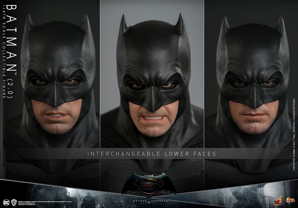Batman v Superman: Dawn of Justice Movie Masterpiece Action Figure 1/6 Batman 2.0 32 cm - immagine 5