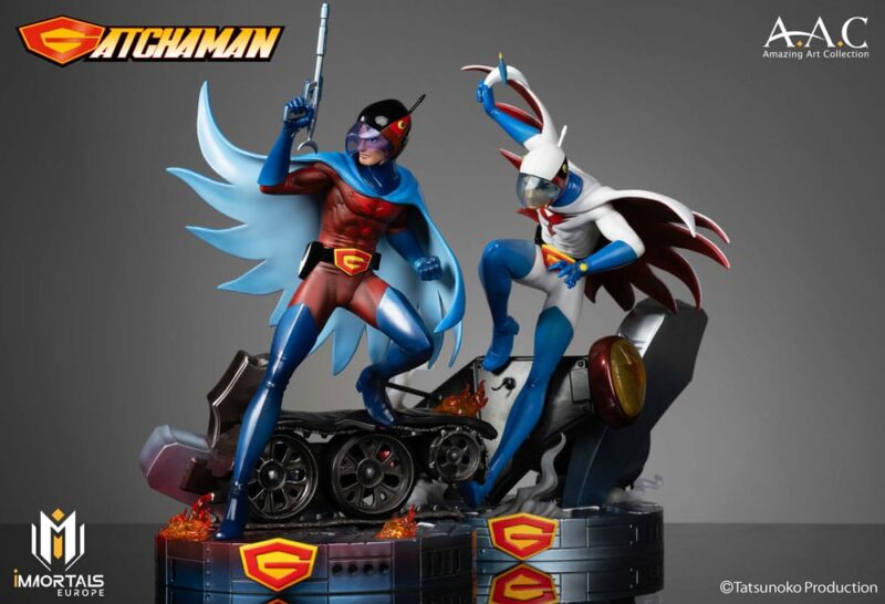 Gatchaman Amazing Art Collection Statue Joe the Condor, Expert in Shooting 34 cm - immagine 6