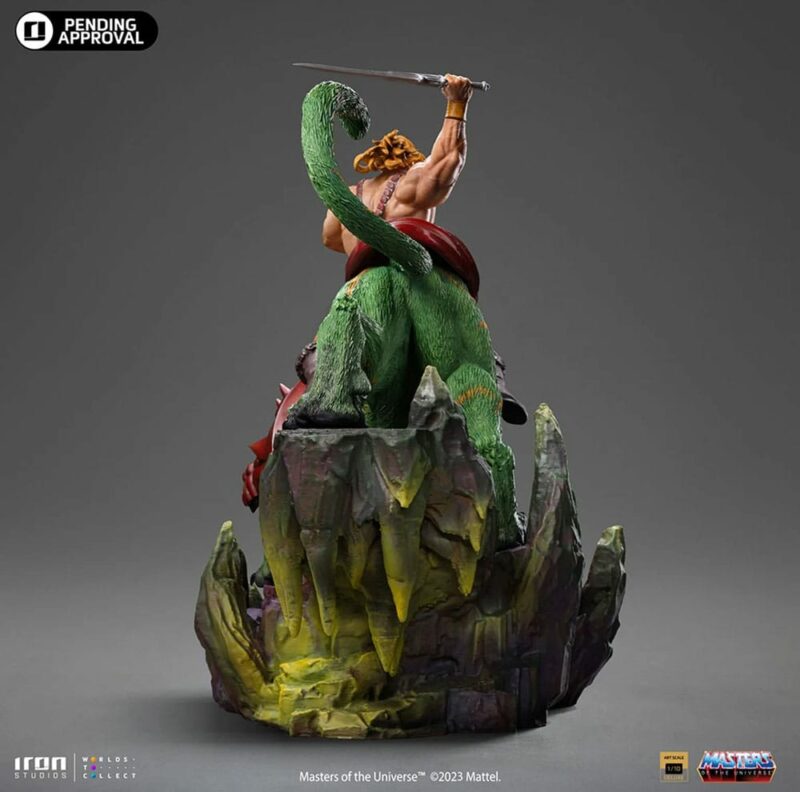 Masters of the Universe Deluxe Art Scale Statue 1/10 He-man and Battle Cat 31 cm - immagine 4