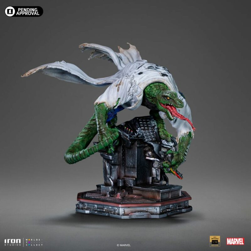 Spider-man vs Villains BDS Art Scale Statue 1/10 Lizard 21 cm - immagine 2