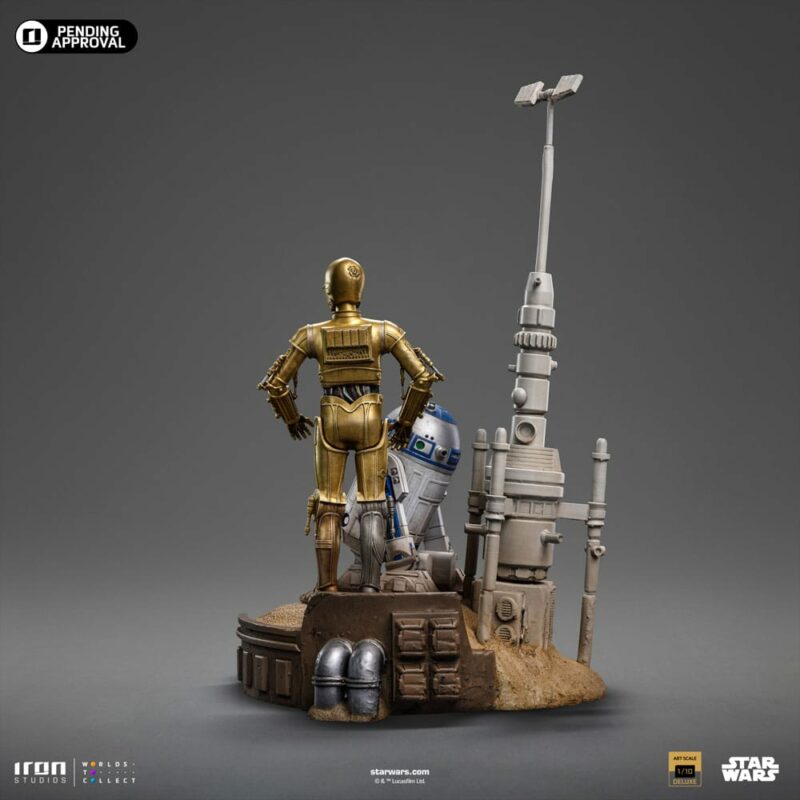 Star Wars Deluxe Art Scale Statue 1/10 C-3PO & R2D2 31 cm - immagine 4