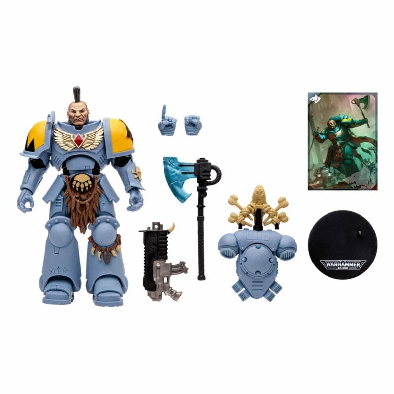 Warhammer 40k Action Figure Space Wolves Wolf Guard 18 cm - immagine 2