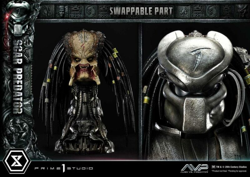 The Alien vs. Predator Museum Masterline Series Statue 1/3 Scar Predator 93 cm - immagine 6