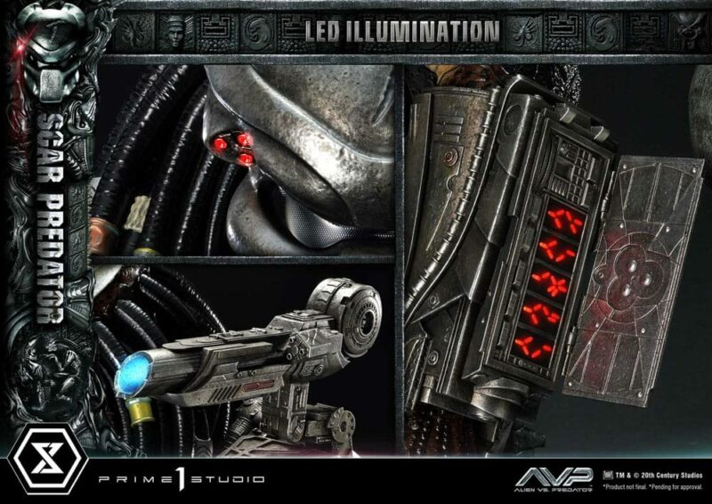 The Alien vs. Predator Museum Masterline Series Statue 1/3 Scar Predator 93 cm - immagine 5