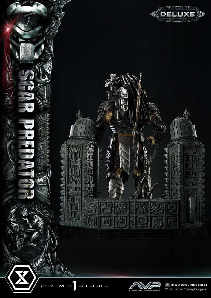 The Alien vs. Predator Museum Masterline Series Statue 1/3 Scar Predator Deluxe Version 93 cm - immagine 6
