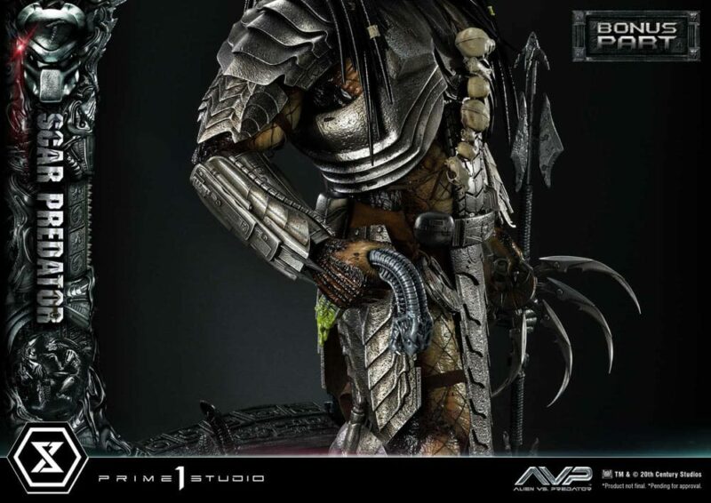 The Alien vs. Predator Museum Masterline Series Statue 1/3 Scar Predator Deluxe Bonus Version 93 cm - immagine 5