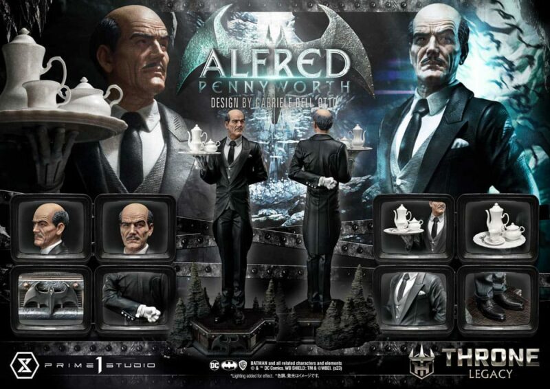 DC Comics Throne Legacy Series Statue Alfred Pennyworth (Batman Comics) 57 cm - immagine 8