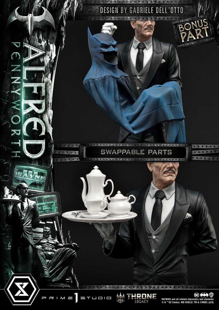 DC Comics Throne Legacy Series Statue Alfred Pennyworth (Batman Comics) Bonus Version 57 cm - immagine 5