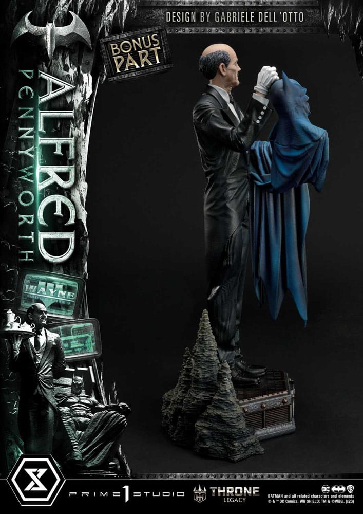 DC Comics Throne Legacy Series Statue Alfred Pennyworth (Batman Comics) Bonus Version 57 cm - immagine 4