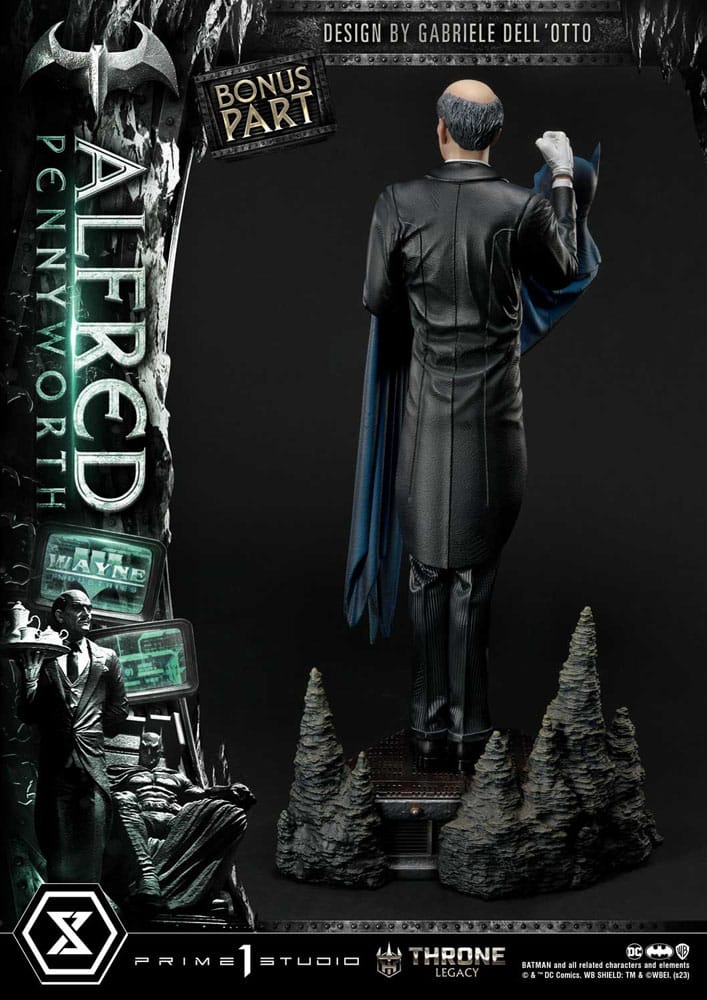 DC Comics Throne Legacy Series Statue Alfred Pennyworth (Batman Comics) Bonus Version 57 cm - immagine 3