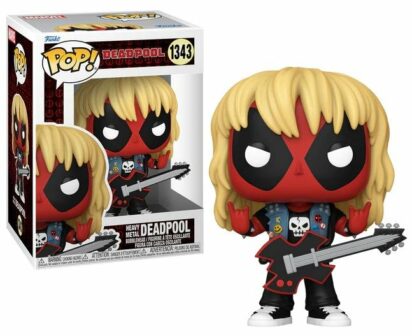 Deadpool Parody POP! Marvel Vinyl Figure Heavy Metal Deadpool 9 cm