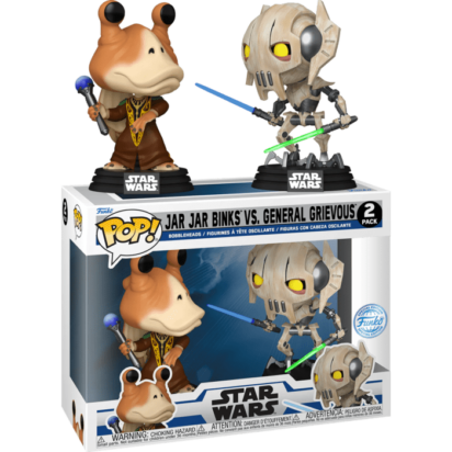 Star Wars: The Clone Wars POP! 2-pack Vinyl Figure Jar Jar Binxs vs General Grievous Limited 9 cm