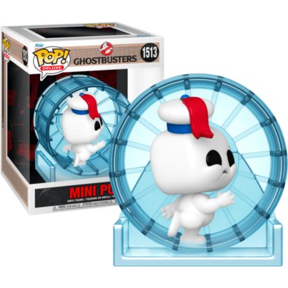 Ghostbusters: Frozen Empire (2024) POP! Deluxe Vinyl Figure Mini Puft In Wheel