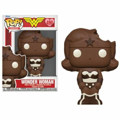 DC Valentines POP! Heroes Vinyl Figure Wonder Woman (Val Choc) 9 cm