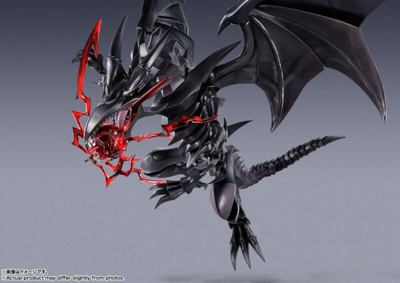 Yu-Gi-Oh! Duel Monsters S.H. Monster Arts Action Figure Red-Eyes-Black Dragon 22 cm - immagine 4
