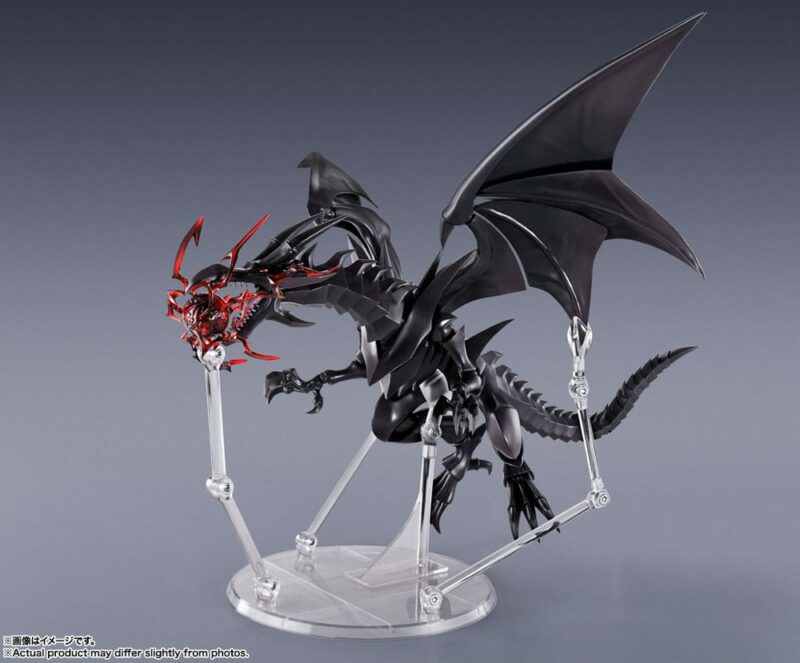 Yu-Gi-Oh! Duel Monsters S.H. Monster Arts Action Figure Red-Eyes-Black Dragon 22 cm - immagine 5