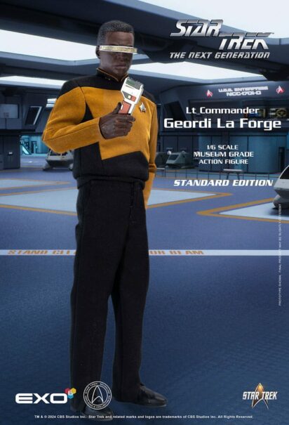 Star Trek: The Next Generation Action Figure 1/6 Lt. Commander Geordi La Forge (Standard Version) 28 cm