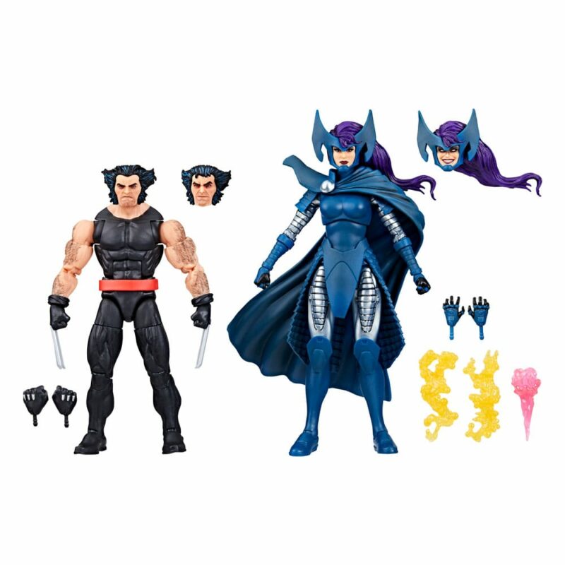 Wolverine 50th Anniversary Marvel Legends Action Figure 2-Pack Wolverine & Psylocke 15 cm - immagine 2