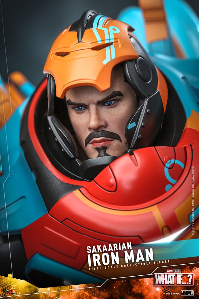 What If...? Action Figure 1/6 Sakaarian Iron Man 35 cm - immagine 3