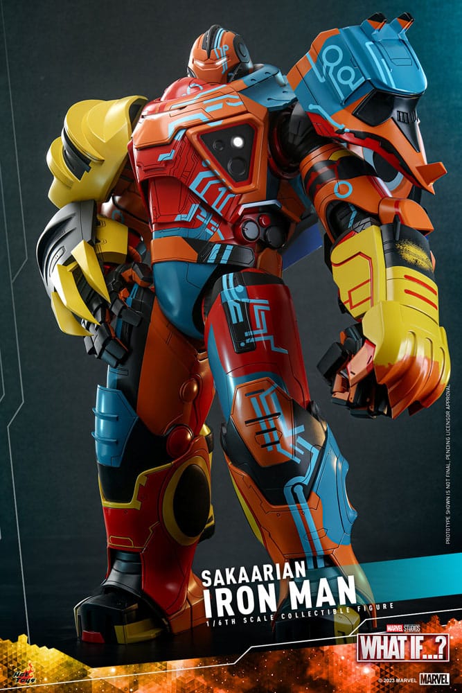 What If...? Action Figure 1/6 Sakaarian Iron Man 35 cm - immagine 5